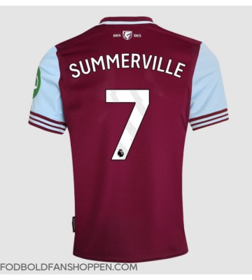 West Ham United Crysencio Summerville #7 Hjemmebanetrøje 2024-25 Kortærmet
